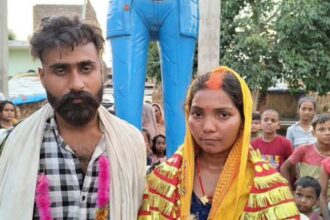 santkabirnagar-lover-caught-panchayat-marriage-ambedkar-statue
