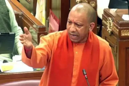 Yogi Adityanath in UP Legislative Assembly