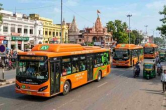 Electric Bus Symbolic Image