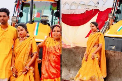deoria-bulldozer-bride-viral-wedding-brothers-unique-matkodwa-ritual