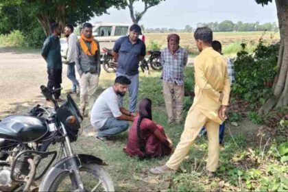 pilibhit-unhappy-bride-jumps-into-canal-sdm-saves-life