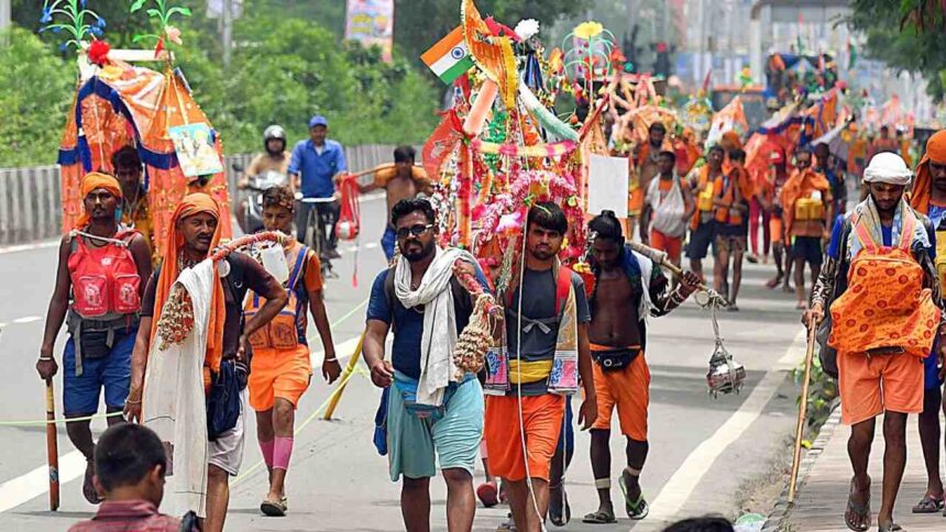 Kanwariya in Kanwar Yatra